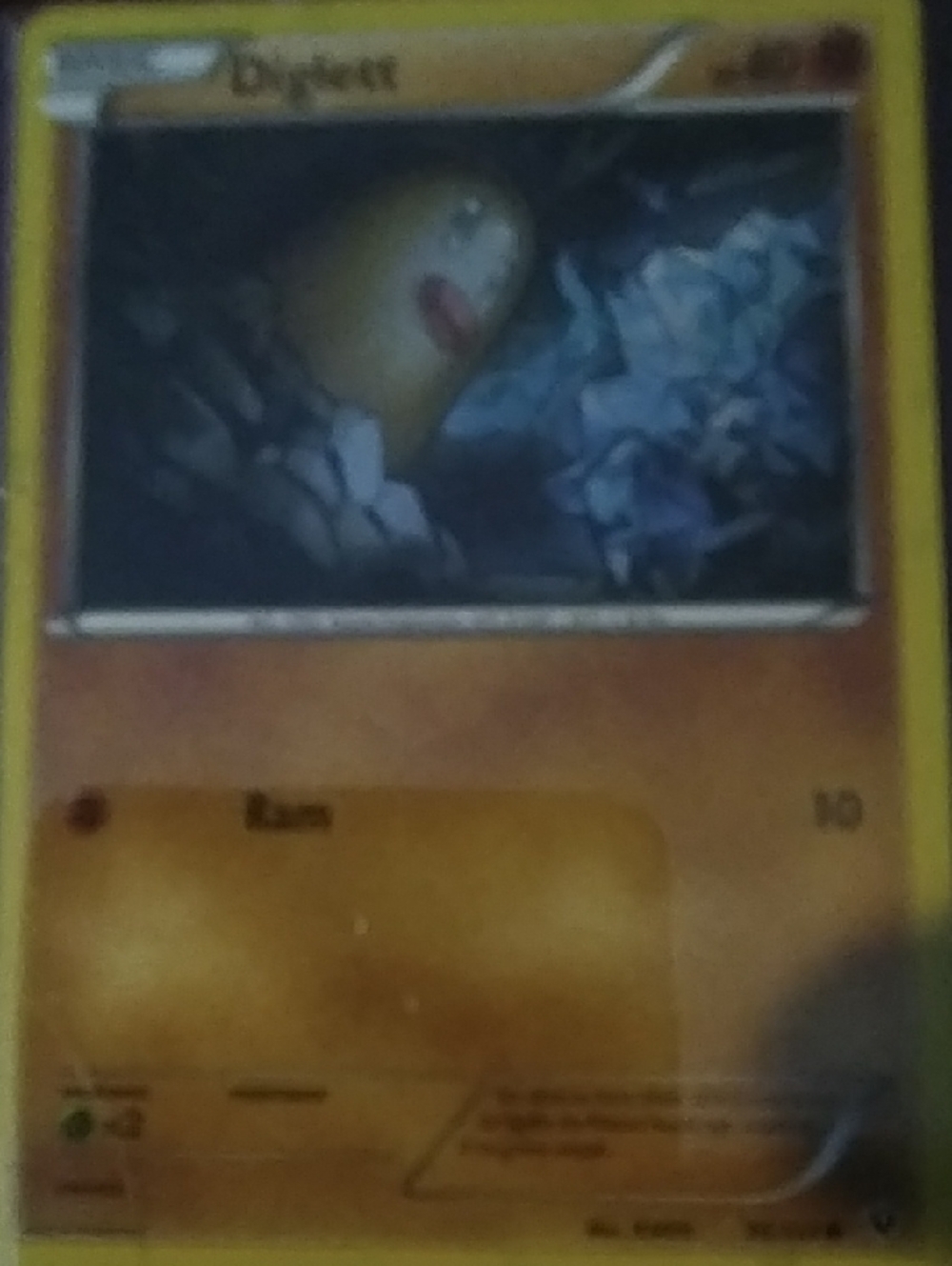 Pokemon Diglett Trading Card 36/124